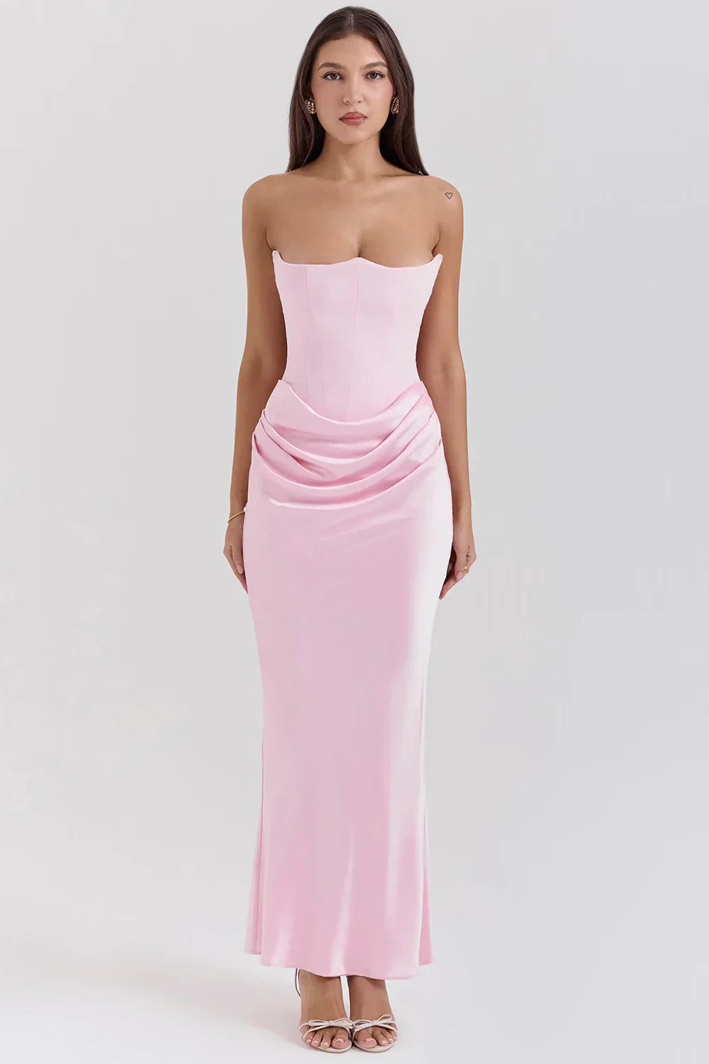 Pamela | Strapless Maxi Dress