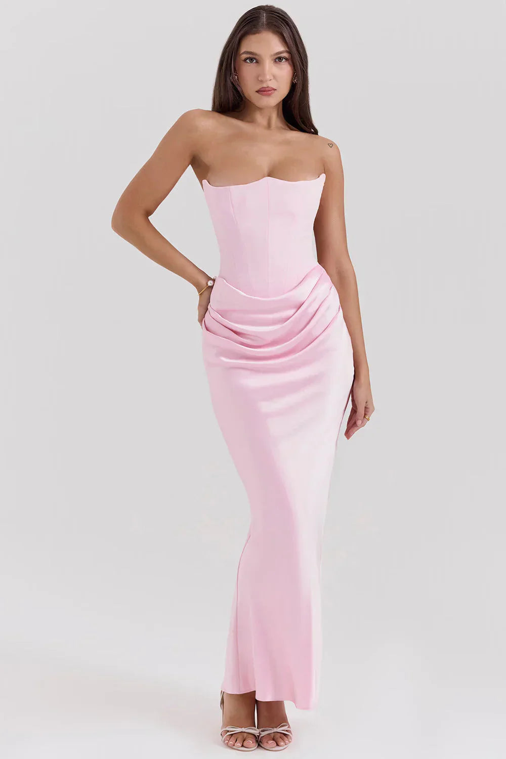 Pamela | Strapless Maxi Dress