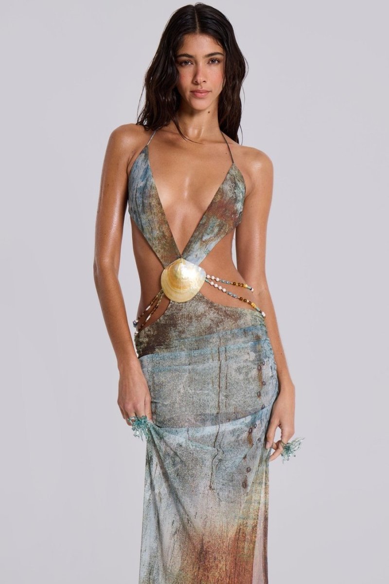 Azure Allure | Maxi Dress