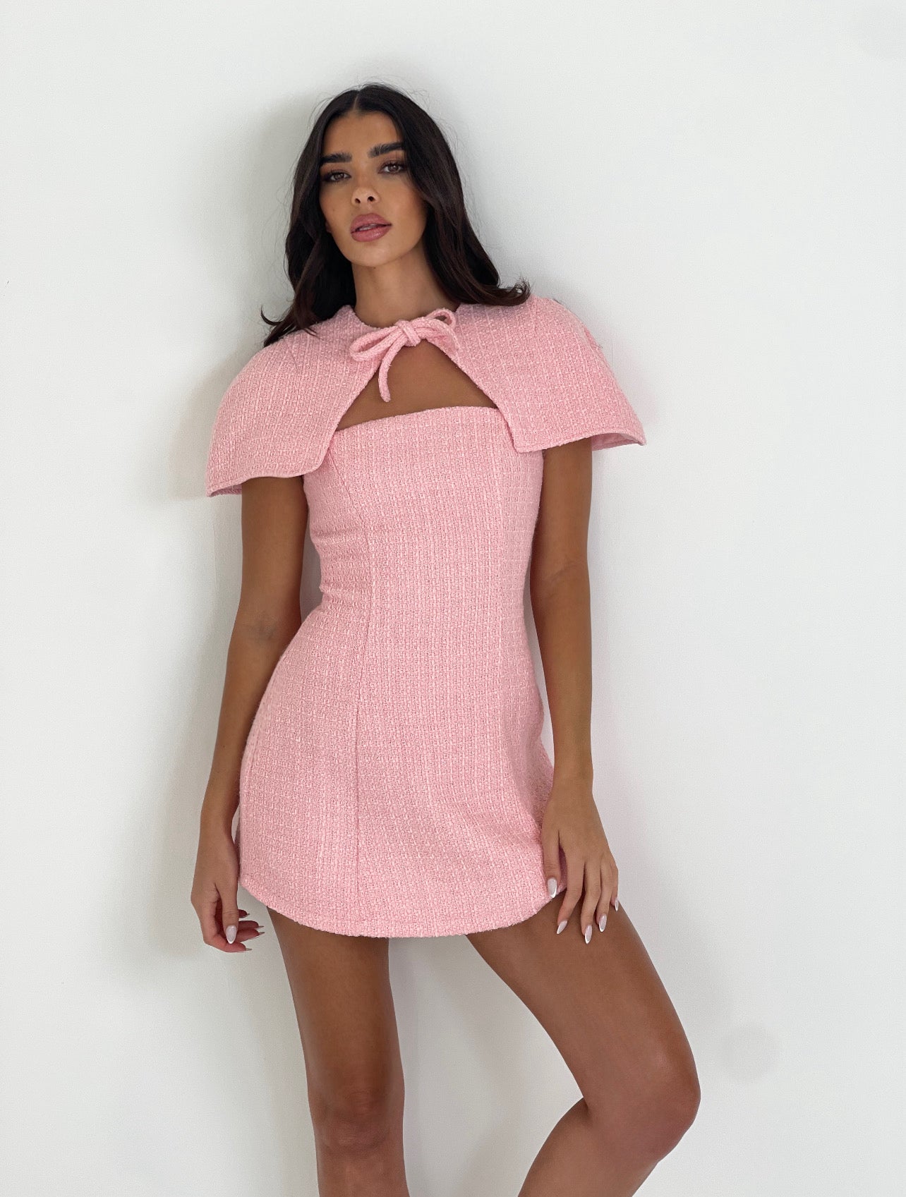 Gregoria | Mini Cape Dress