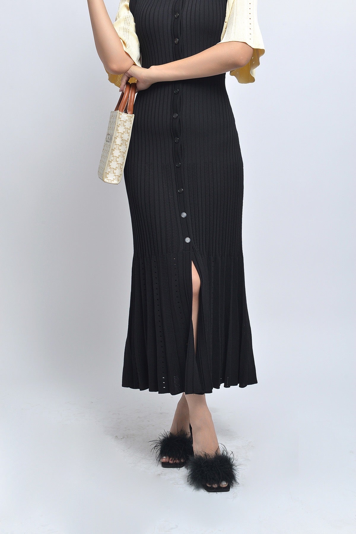 Yazmine | Knitted Midi Dress