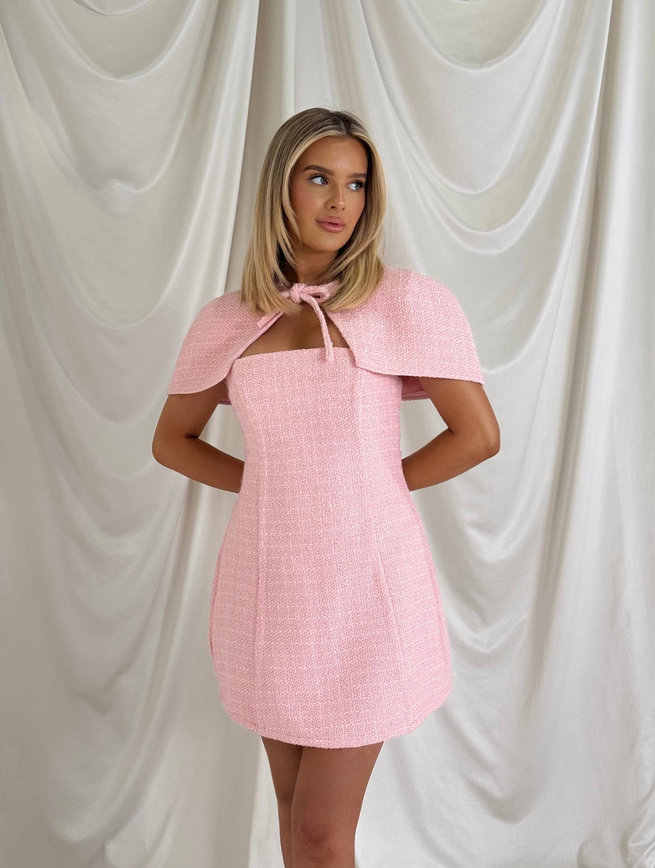 Gregoria | Mini Cape Dress