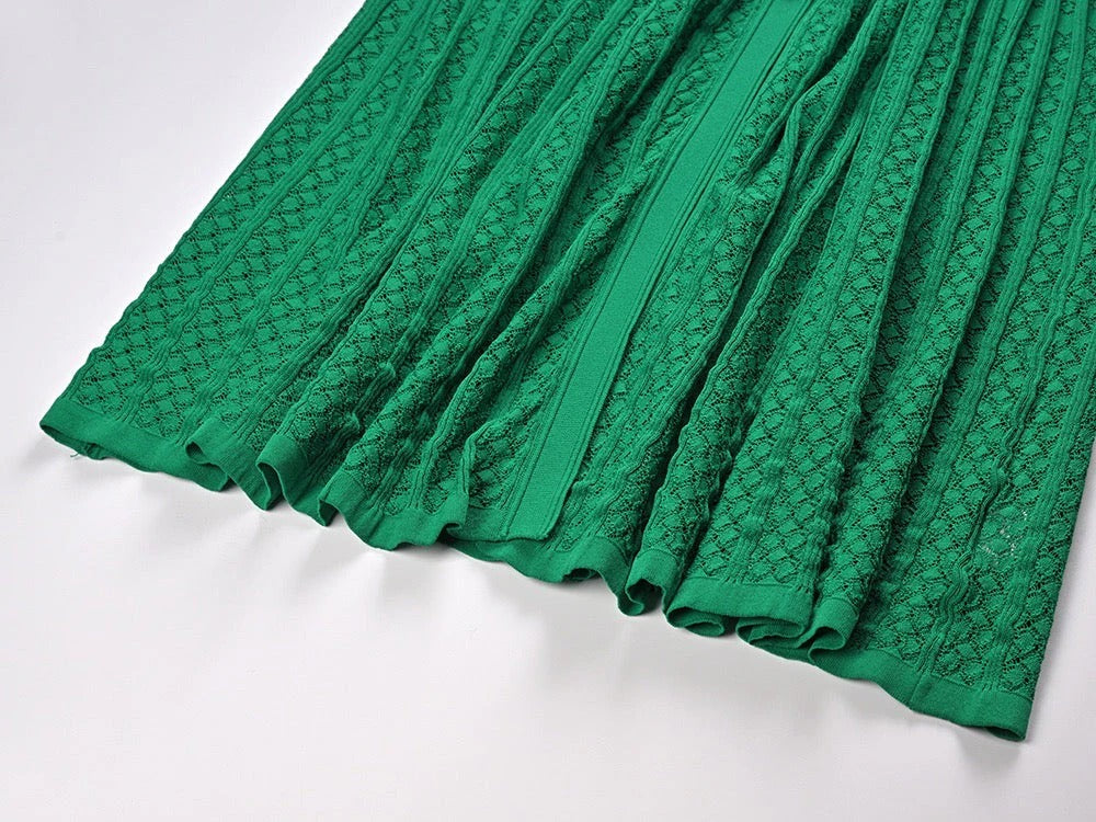 Solène | Knitted Midi Dress