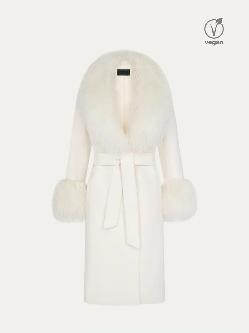 Alize | Fur Cashmere Coat