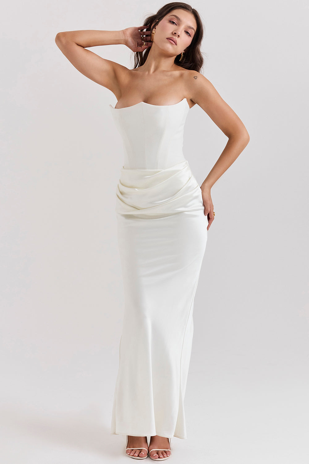 Pamela | Strapless Maxi Dress