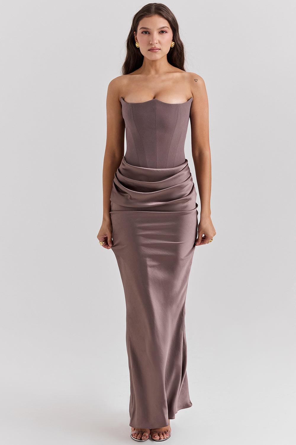 Pamela | Strapless Maxi Dress