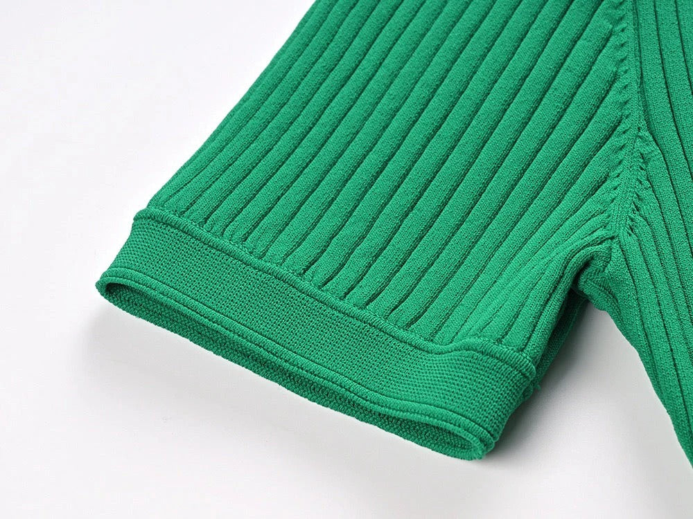 Solène | Knitted Midi Dress