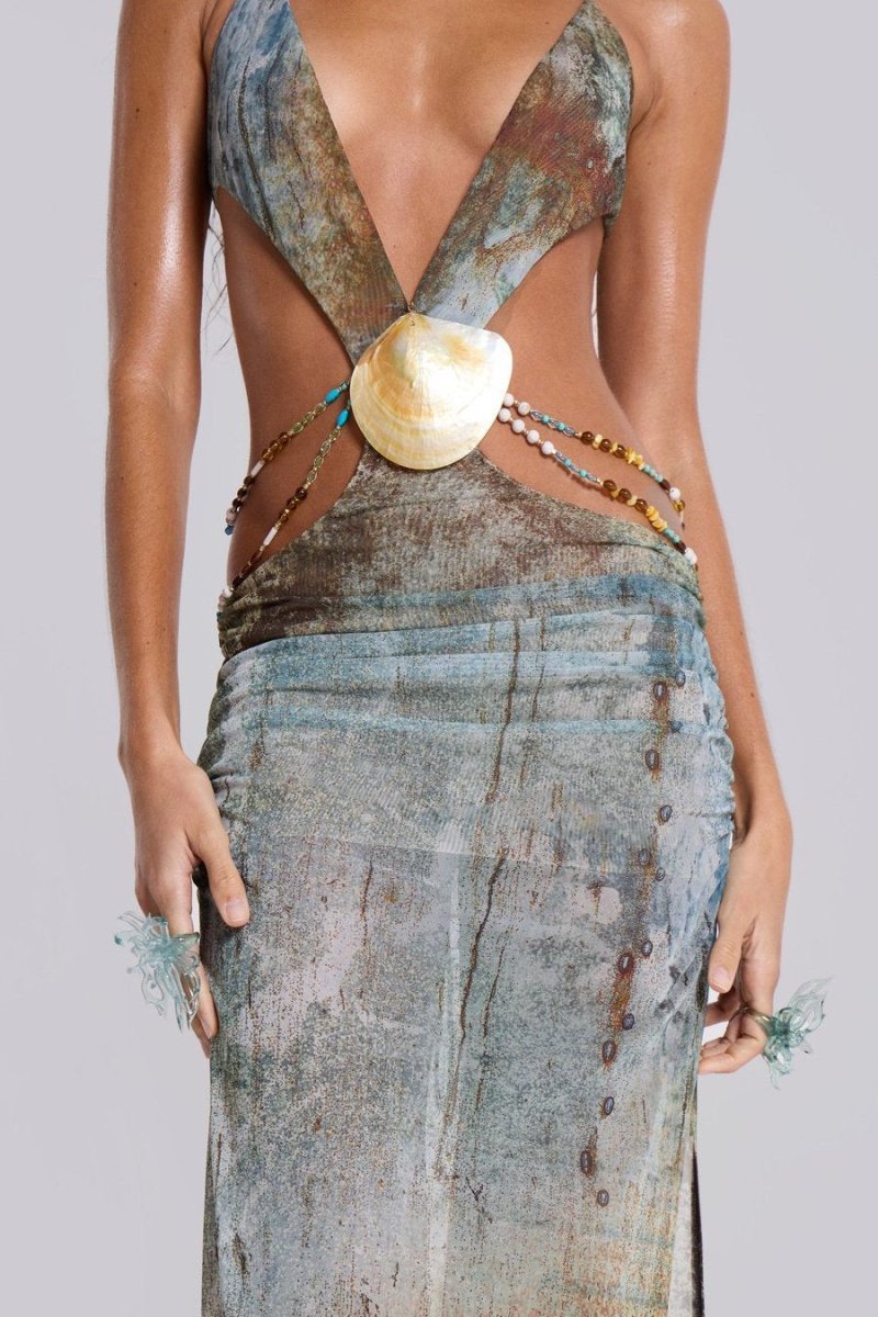 Azure Allure | Maxi Dress