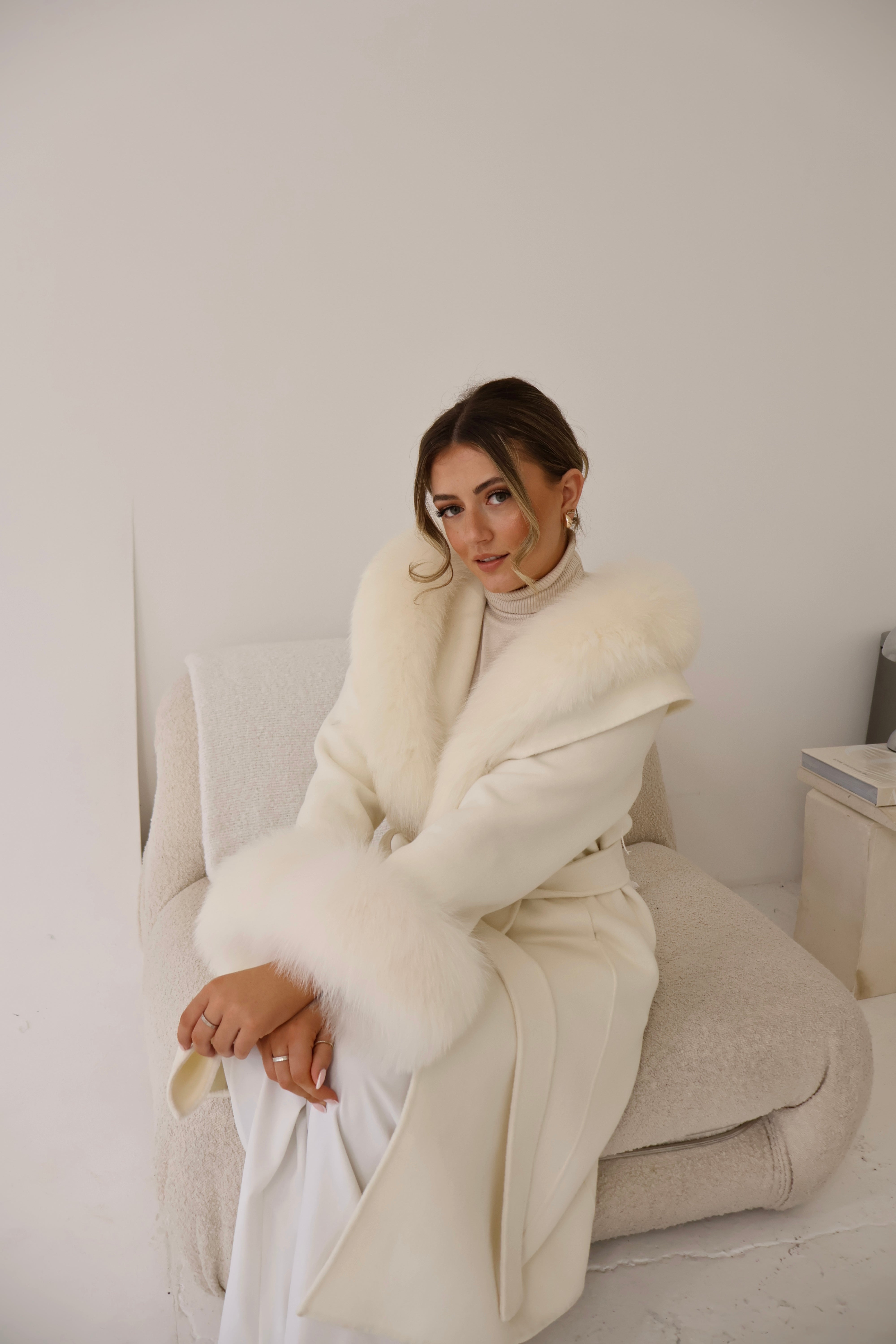 Alize | Fur Cashmere Coat
