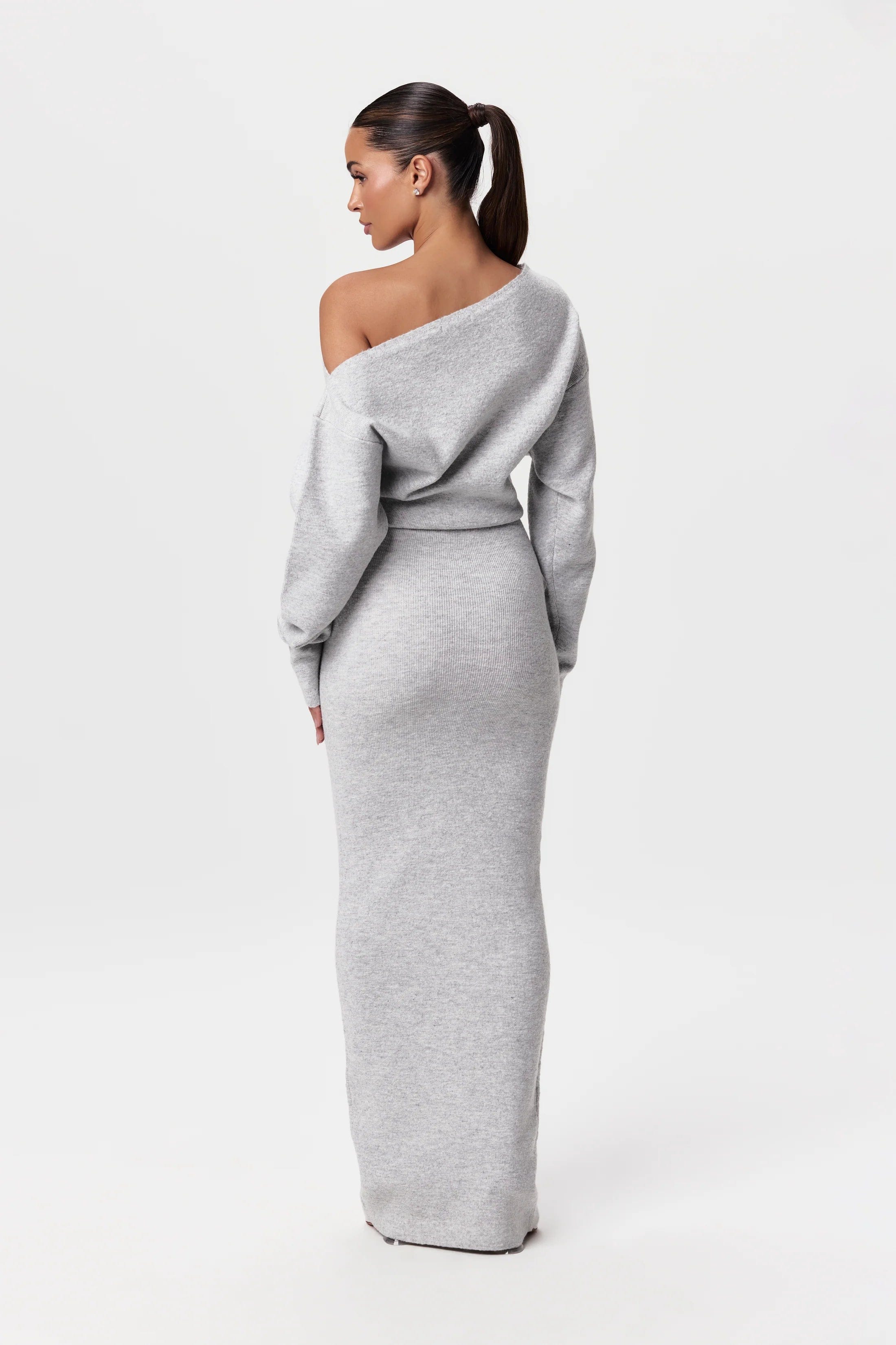 Ariella | Off Shoulder Sweater Dress