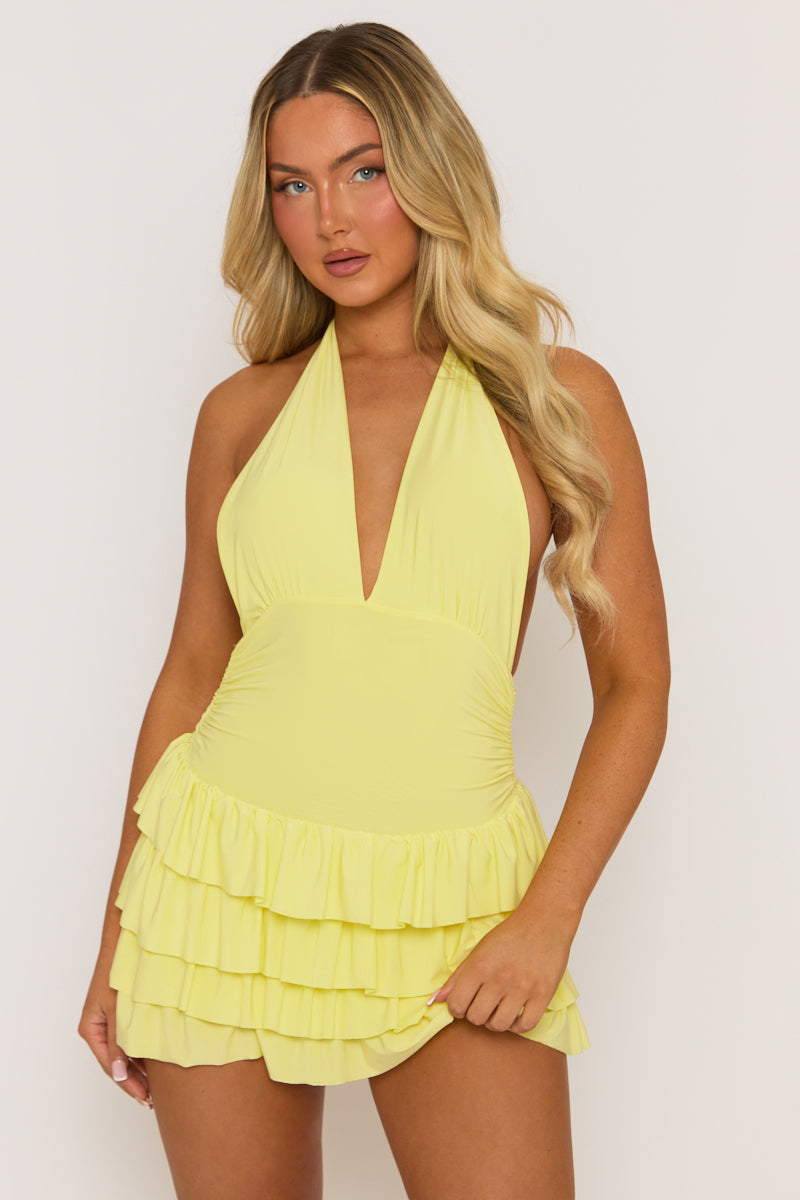 Cassie | Ruffle Mini Dress