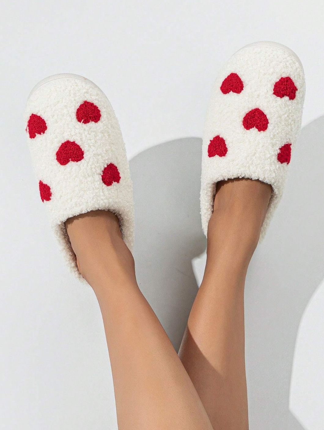 Lyza  | Teddy Heart Slippers