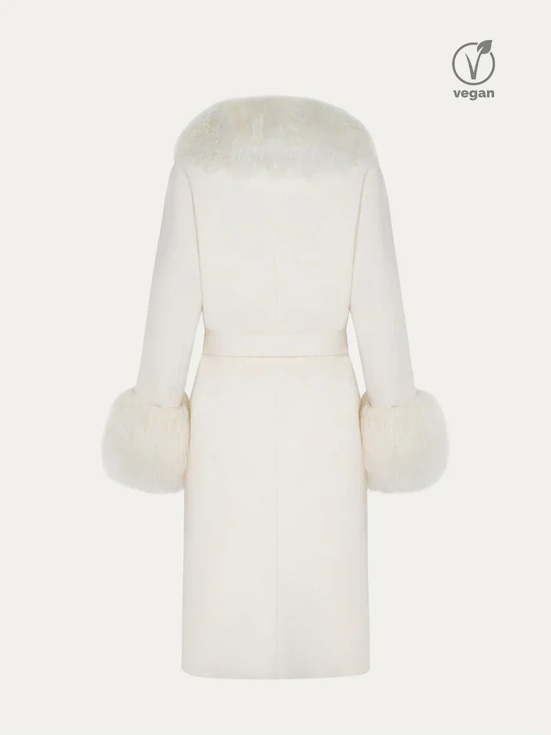 Alize | Fur Cashmere Coat