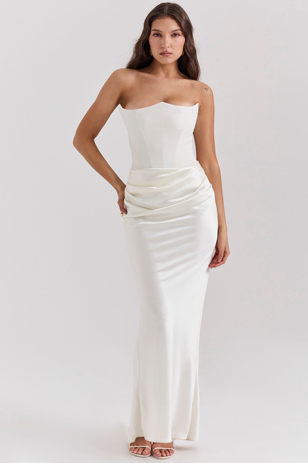 Pamela | Strapless Maxi Dress