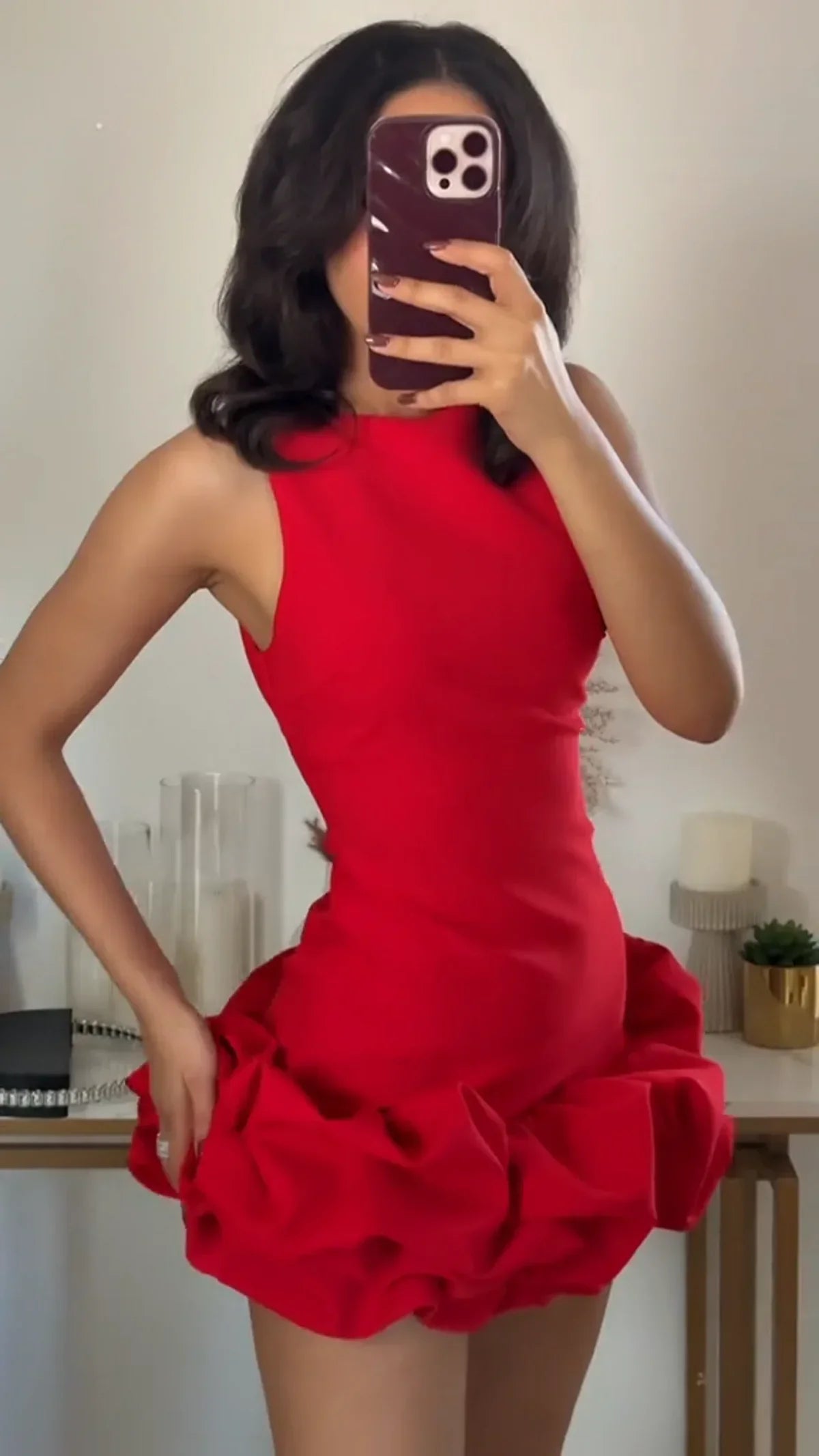 Azra | Ruffle Mini Dress